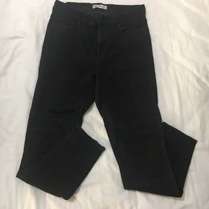 Madewell High Rise Skinny Motorcycle Jeans